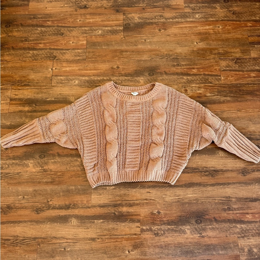 BKE Women's Sweater in Light Brown
